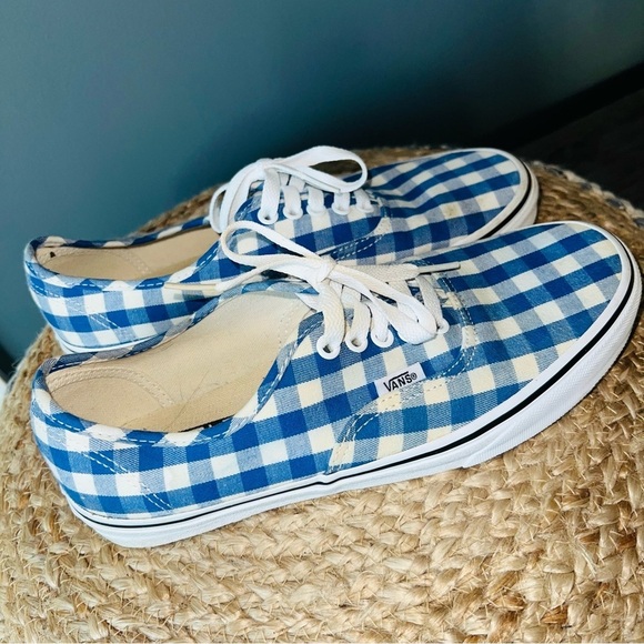Vans Shoes - Vans Gingham Checked Lace Up Sneakers